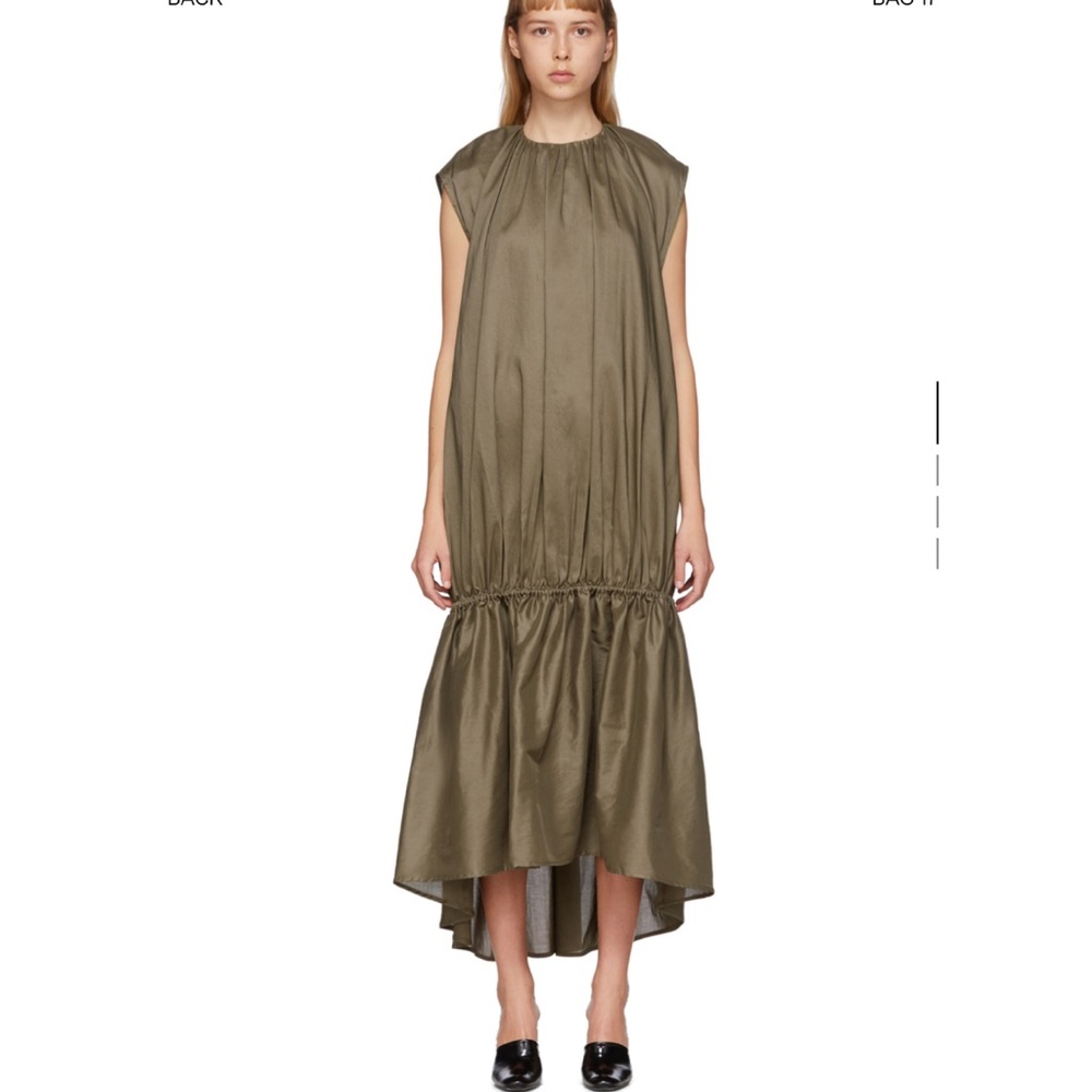 Toteme Khaki Pretoria dress